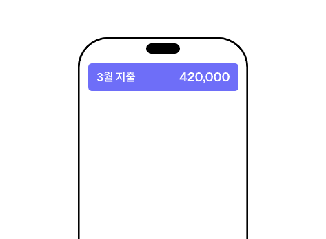 지출 및 통계 리포트